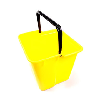 Cubo de 6 litros amarillo