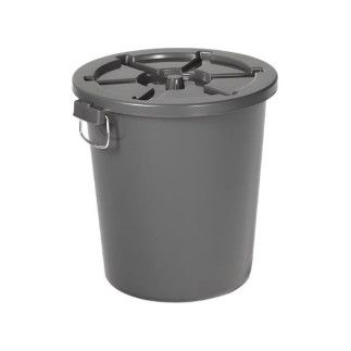 Contenedor redondo Eco con tapa de 65 litros