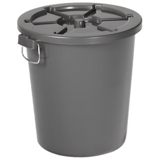 Contenedor redondo Eco con tapa de 110 litros