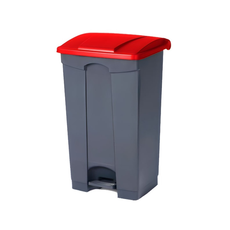 Papelera para reciclaje con pedal de 85 litros Papelera para reciclaje con pedal de 85 litros