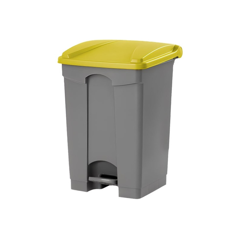 Papelera para reciclaje con pedal de 65 litros Papelera para reciclaje con pedal de 65 litros