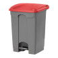 Papelera para reciclaje con pedal de 65 litros