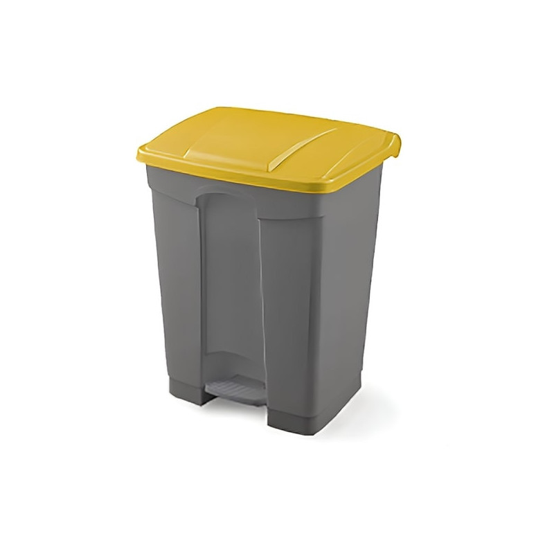 Papelera para reciclaje con pedal de 45 litros Papelera para reciclaje con pedal de 45 litros