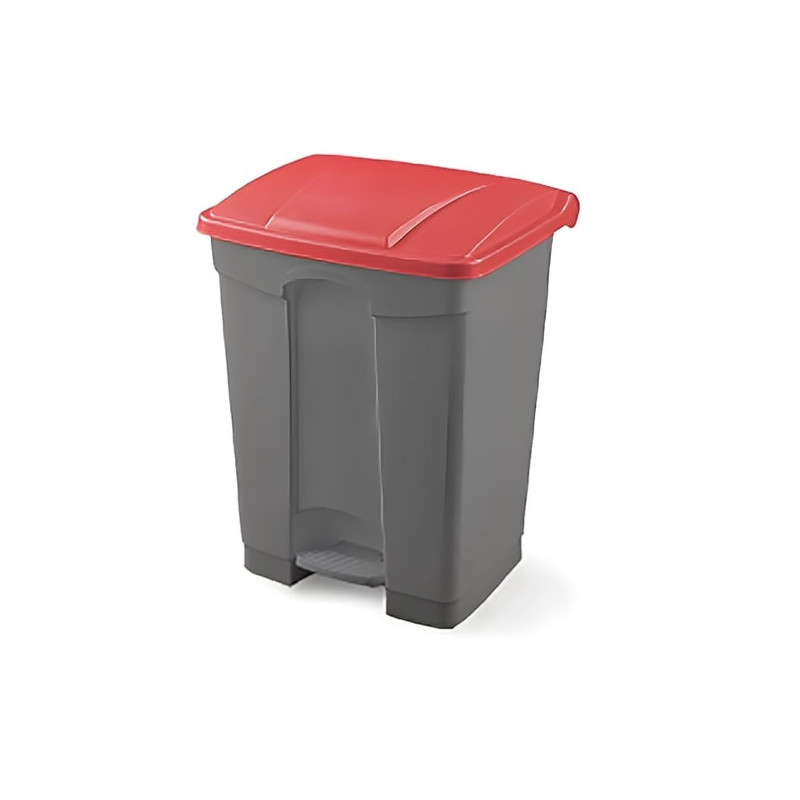 Papelera para reciclaje con pedal de 45 litros