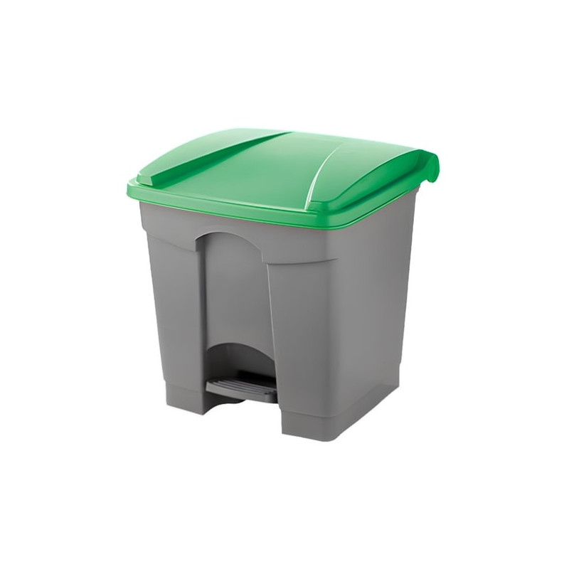 Papelera para reciclaje con pedal de 30 litros Papelera para reciclaje con pedal de 30 litros