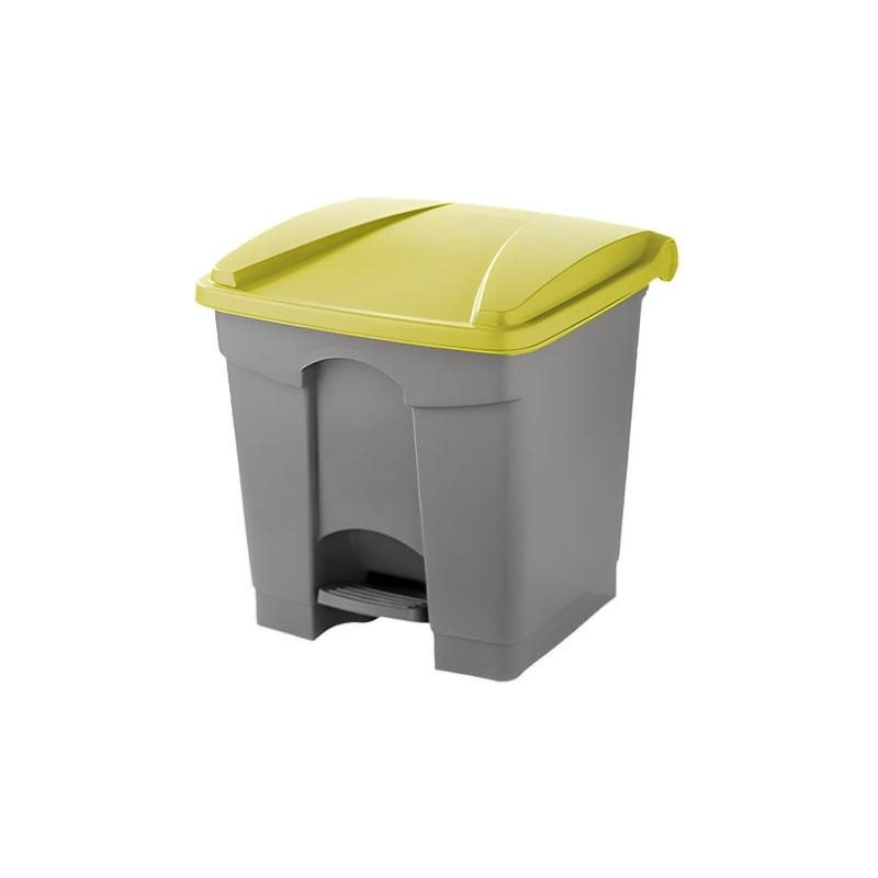 Papelera para reciclaje con pedal de 30 litros Papelera para reciclaje con pedal de 30 litros