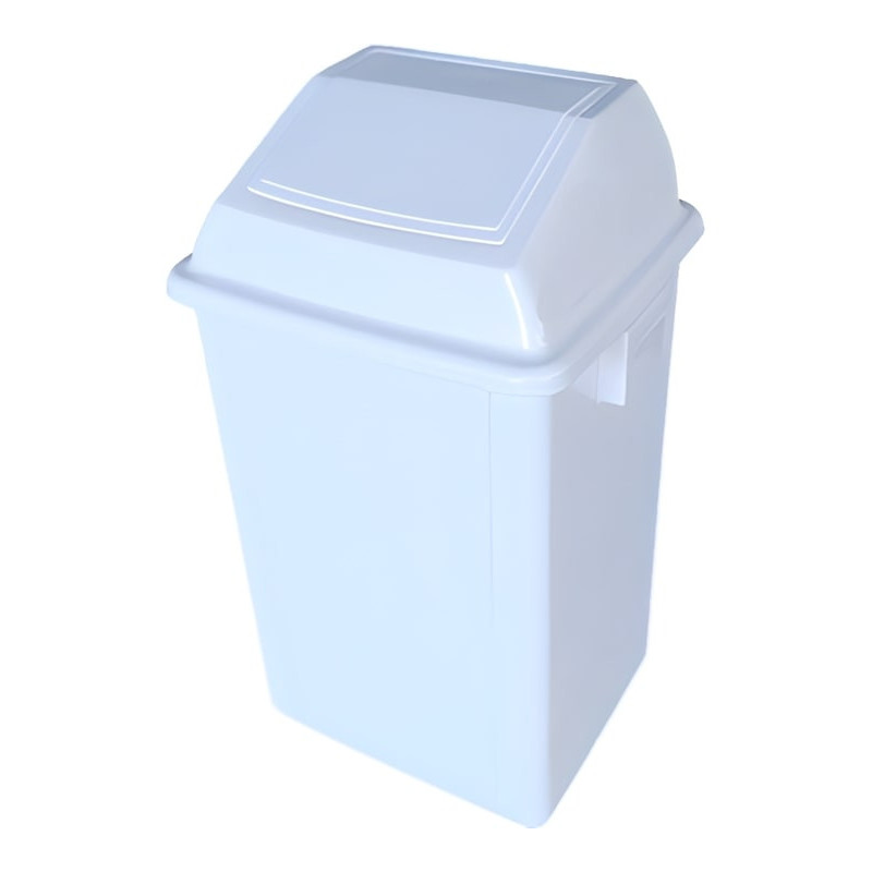 Papelera con tapa basculante de 25 litros