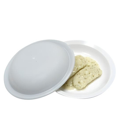 Plato llano de policarbonato de 22 cm