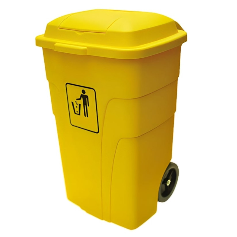 Contenedor de basura de 120 litros sin pedal Contenedor de basura de 120 litros sin pedal