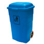 Contenedor de basura de 120 litros sin pedal Contenedor de basura de 120 litros sin pedal
