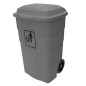 Contenedor de basura de 120 litros sin pedal Contenedor de basura de 120 litros sin pedal