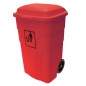 Contenedor de basura de 120 litros sin pedal Contenedor de basura de 120 litros sin pedal