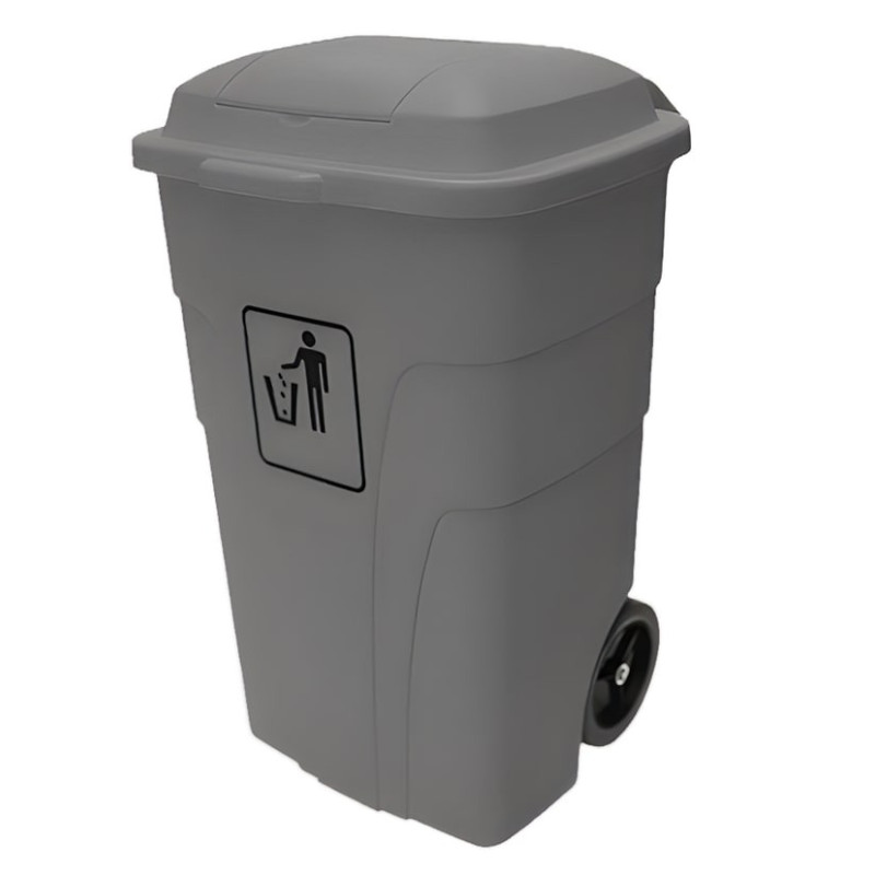 Contenedor de basura de 120 litros sin pedal Contenedor de basura de 120 litros sin pedal