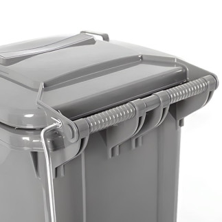 Contenedor de basura de 120 litros Plus con pedal y tapa