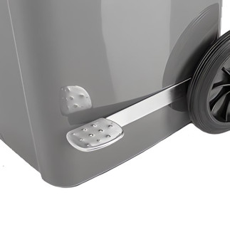 Contenedor de basura de 120 litros Plus con pedal reforzado