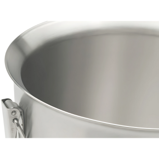 Contenedor isotérmico cilíndrico de acero inoxidable con doble pared