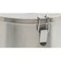 Contenedor isotérmico cilíndrico de acero inoxidable de 20 litros