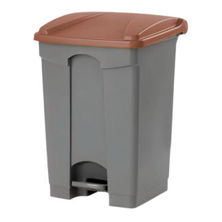 Papelera para reciclaje con pedal de 65 litros - Logint21