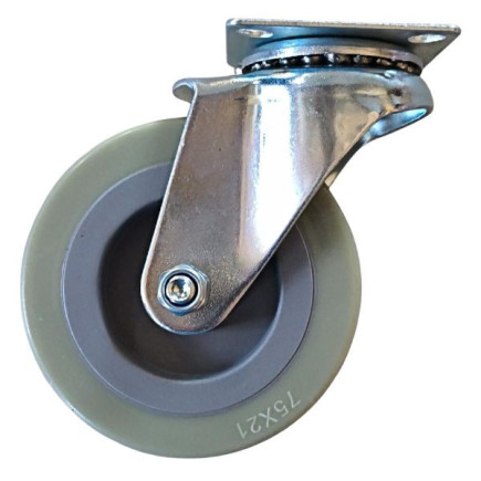 Rueda delantera para aspirador de 90 litros