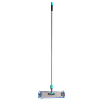 Mopa plana de microfibra de 40 cm con mango